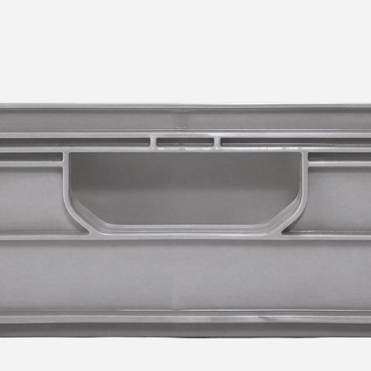 Quarter Size SidioCrate, AIRCRAFT, molded handle and reinforcing rib detail