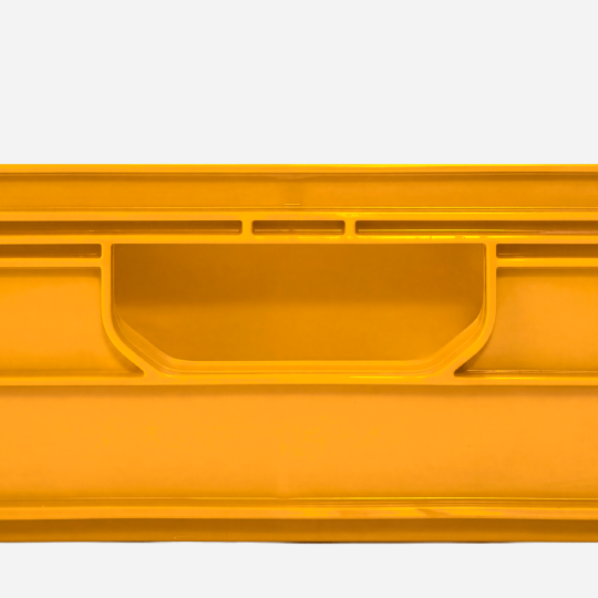 Quarter Size SidioCrate, SOL, molded handle and reinforcing rib detail