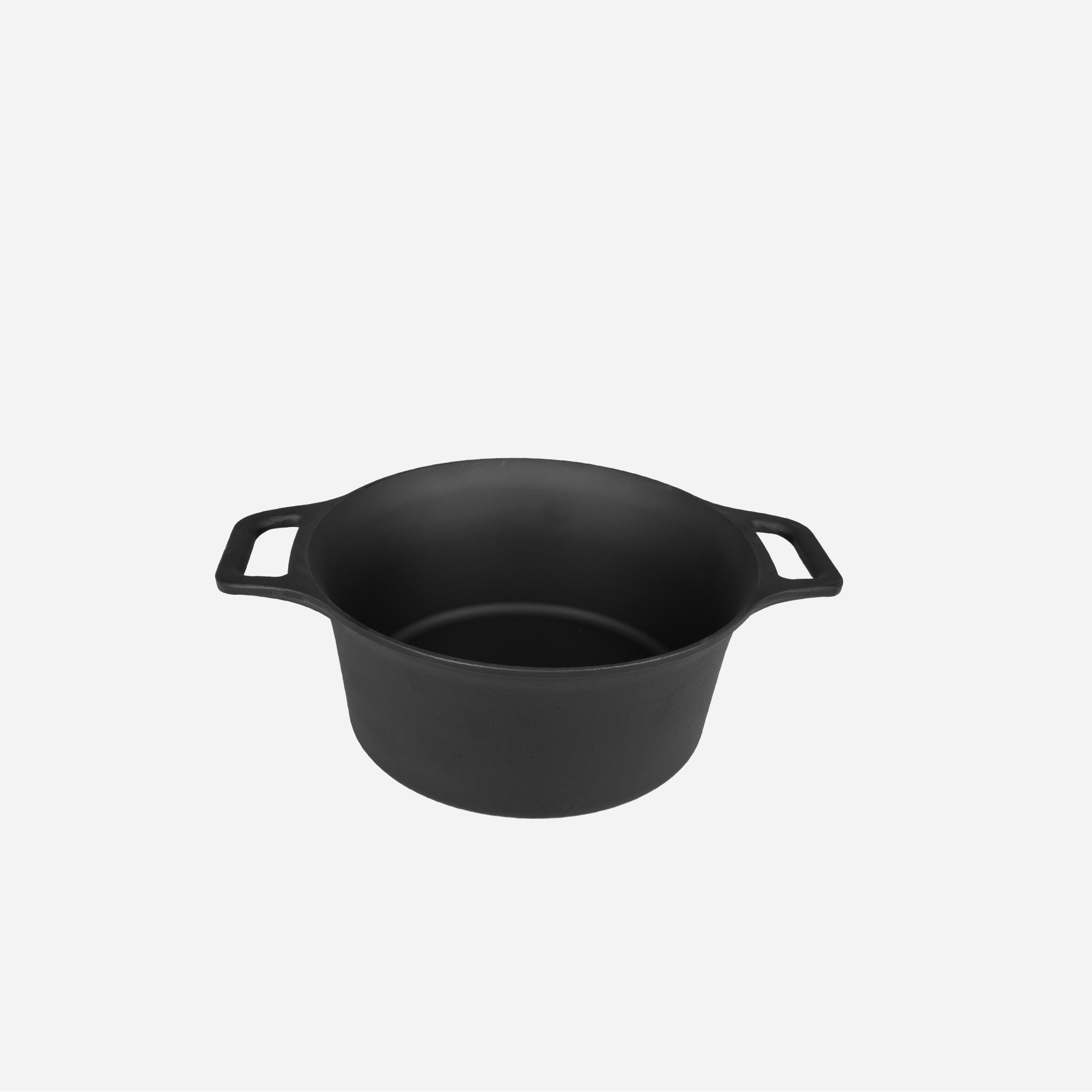 No. 8 Dutch Oven — angle without lid