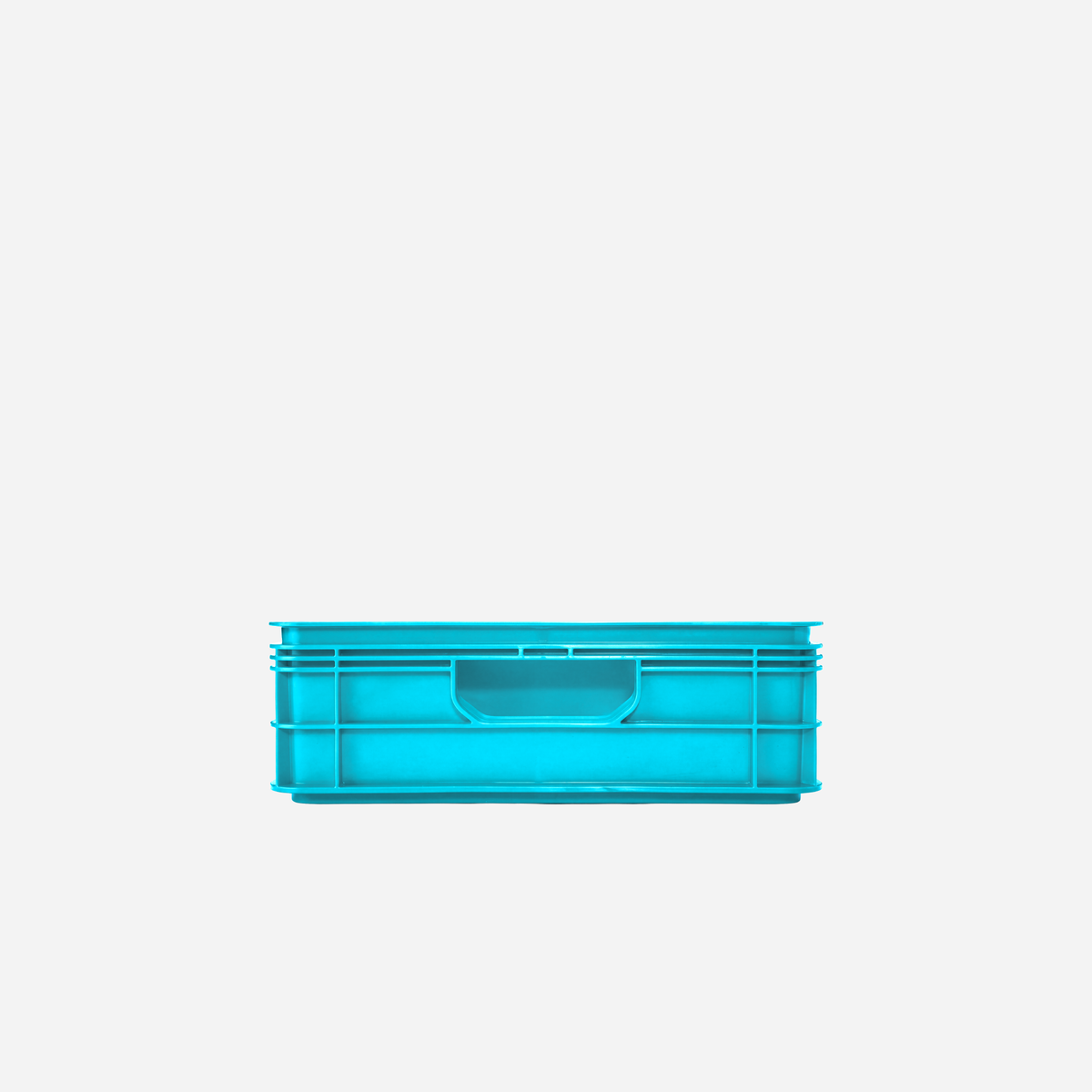 SidioCrate Quarter Size storage crate, Sidio Blue front view