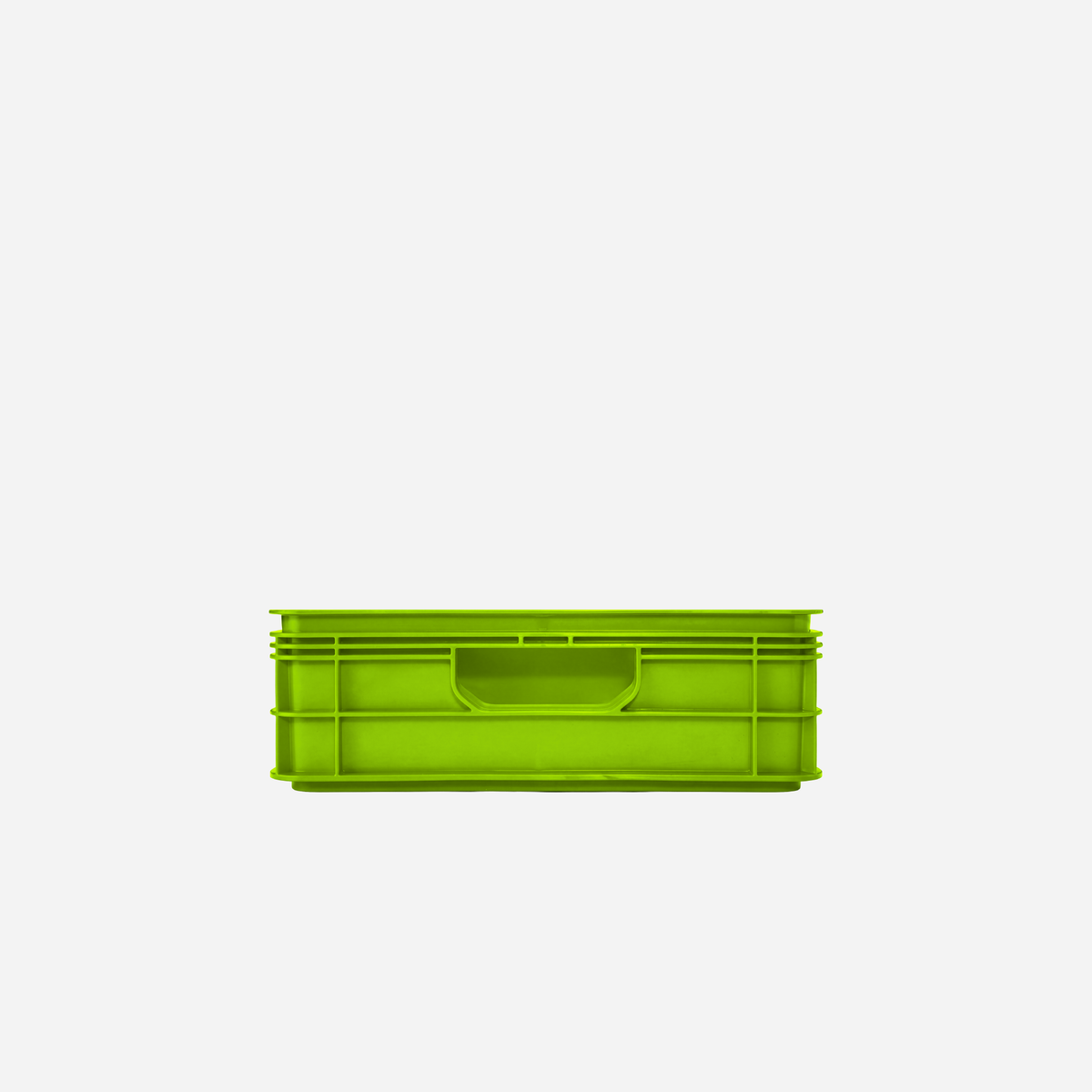 SidioCrate Quarter Size storage crate, Slime front view