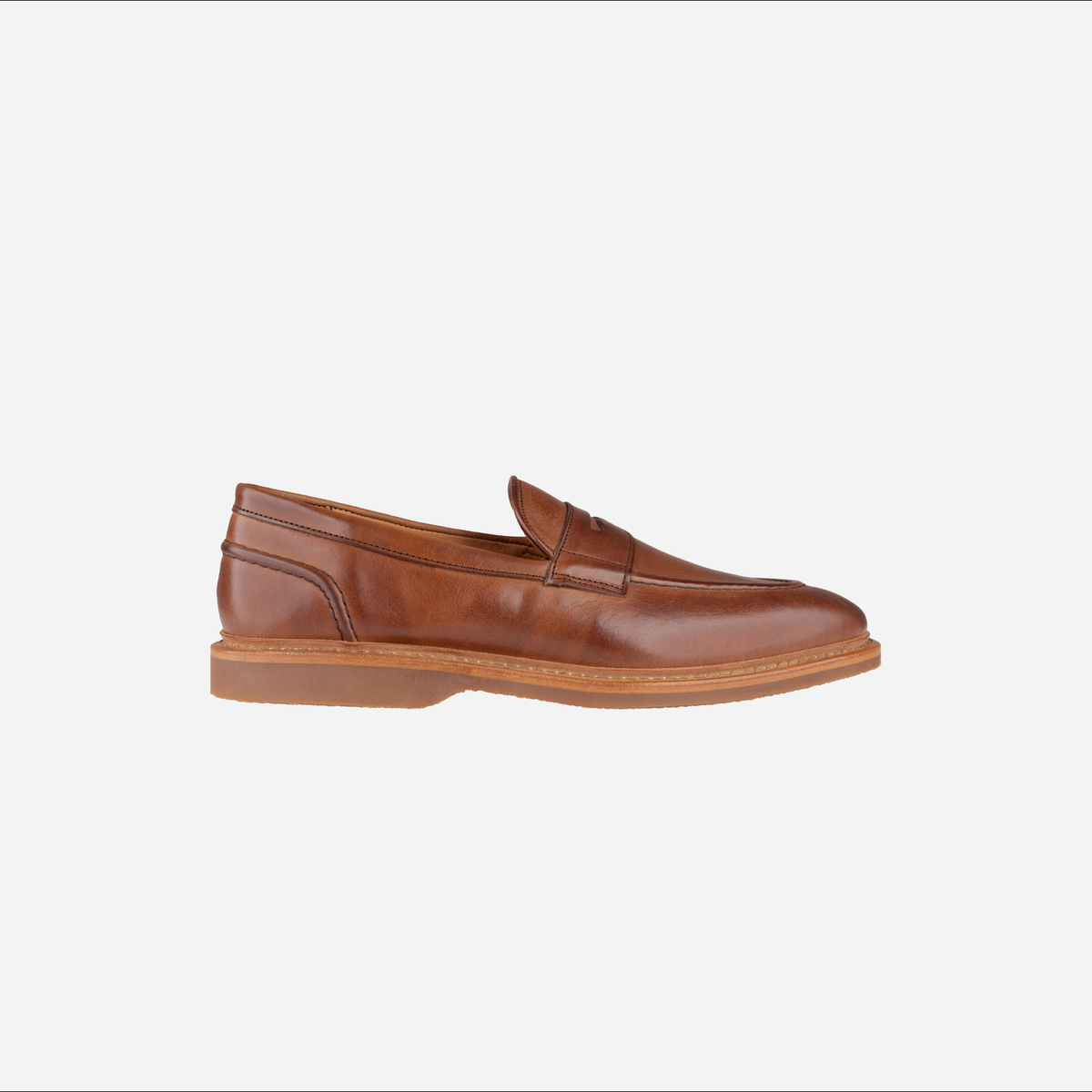 Allen Edmonds Randolph Verse Penny Loafer, Chili Leather, side view