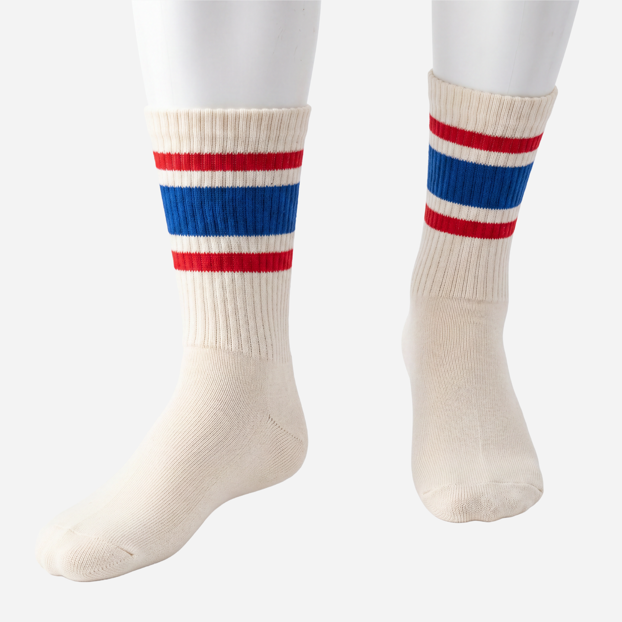 The Retro Stripe — royal/red