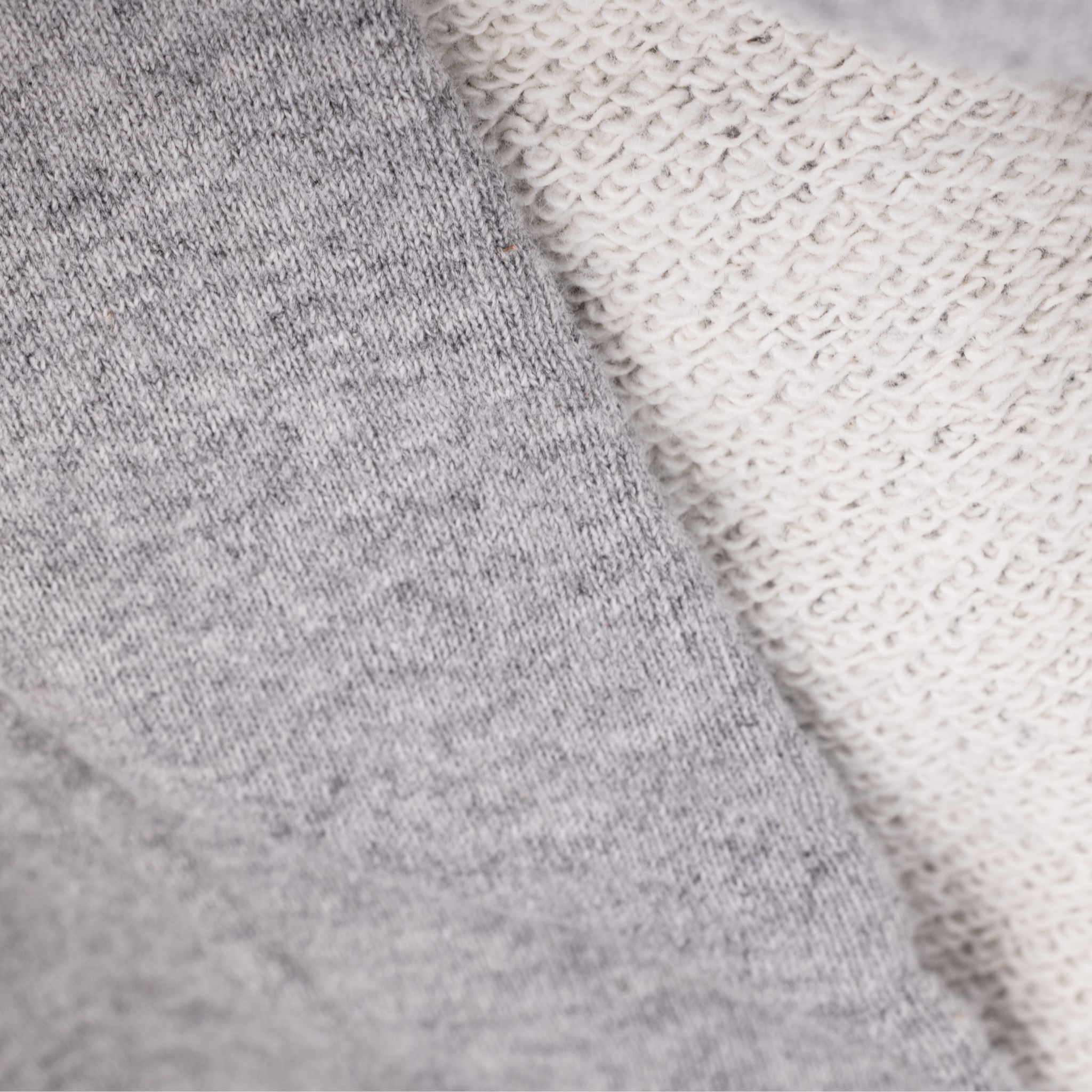 French Terry Hooded Robe — cuff detail