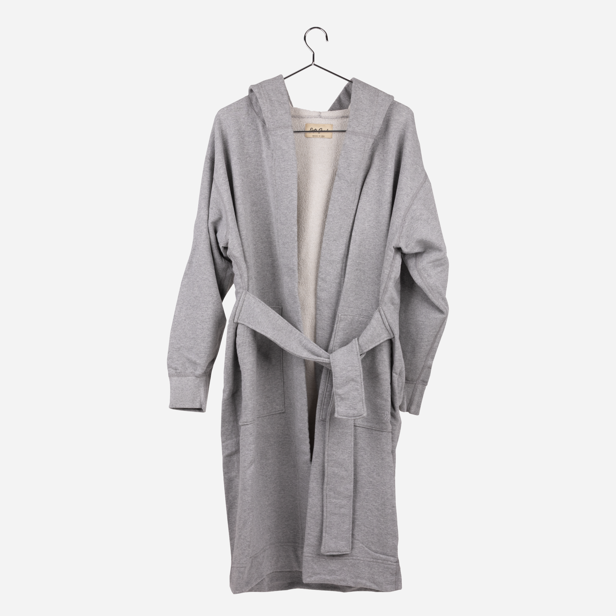 French Terry Hooded Robe
