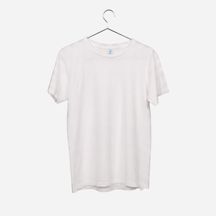 Velva Sheen Short Sleeve Crew Neck Pac Tee, White