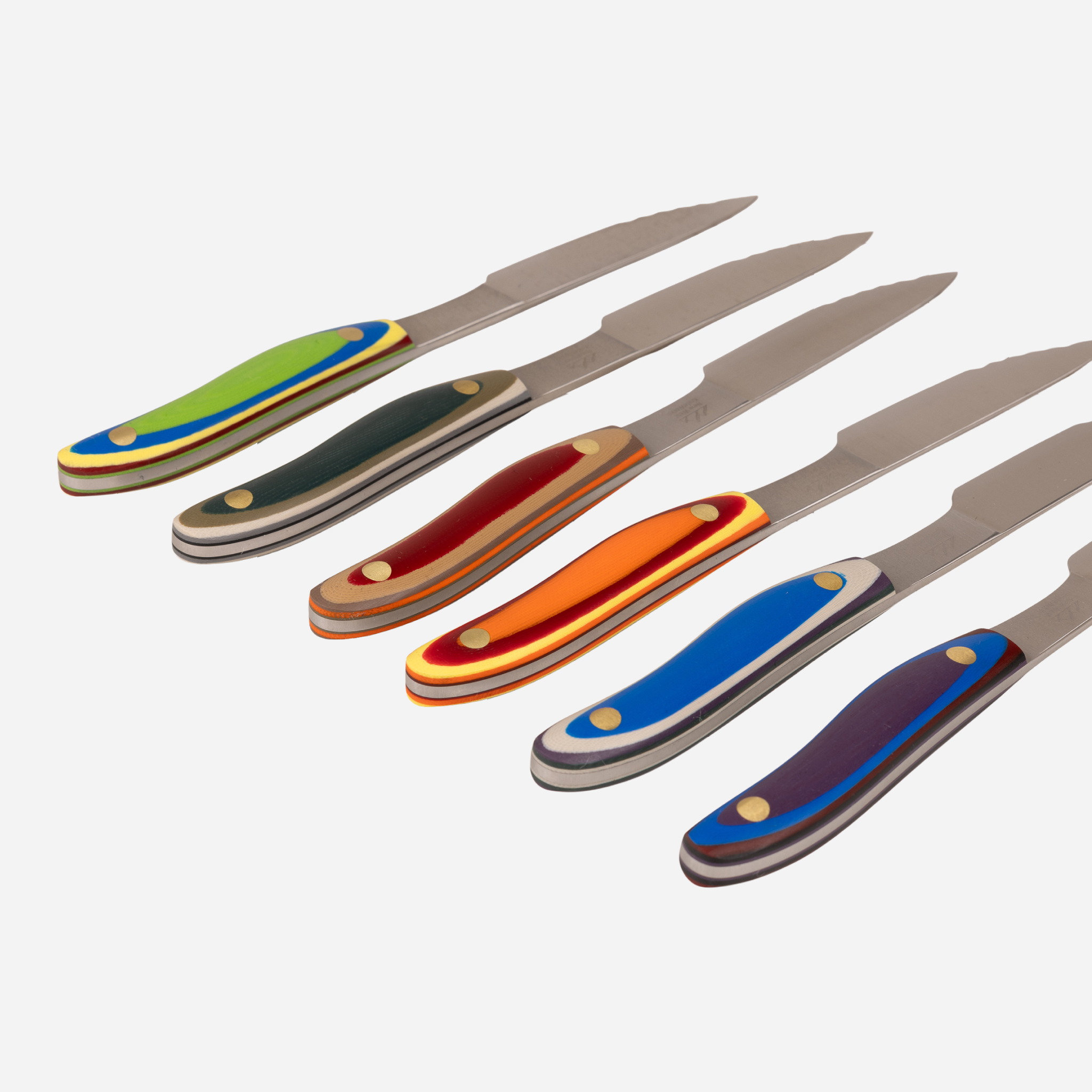 6 Piece Steak Knife Set — Huckleberry handles