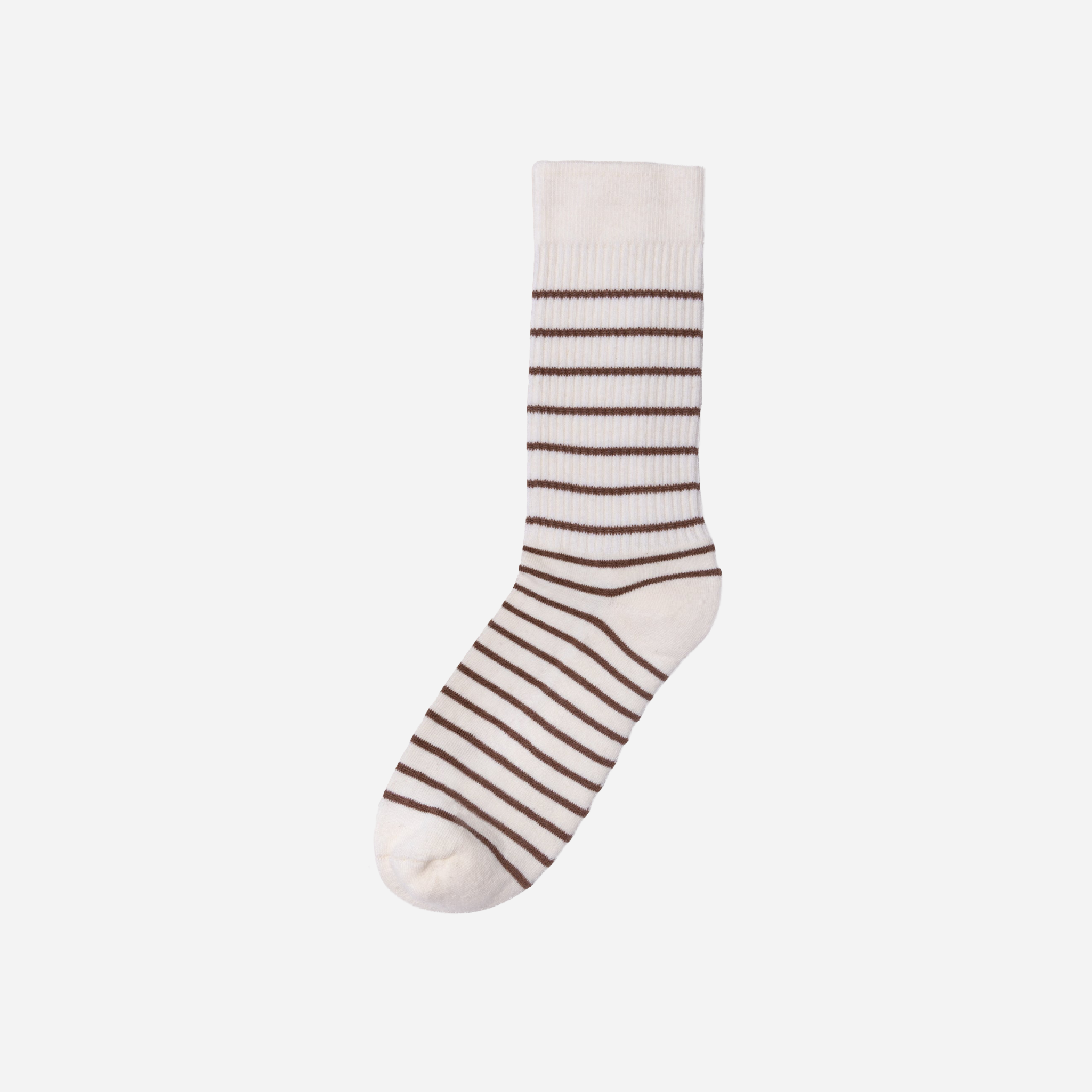 The Brittany Stripe — natural/brown