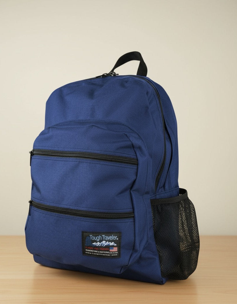 Tough Traveler Double Cayuga backpack — Navy