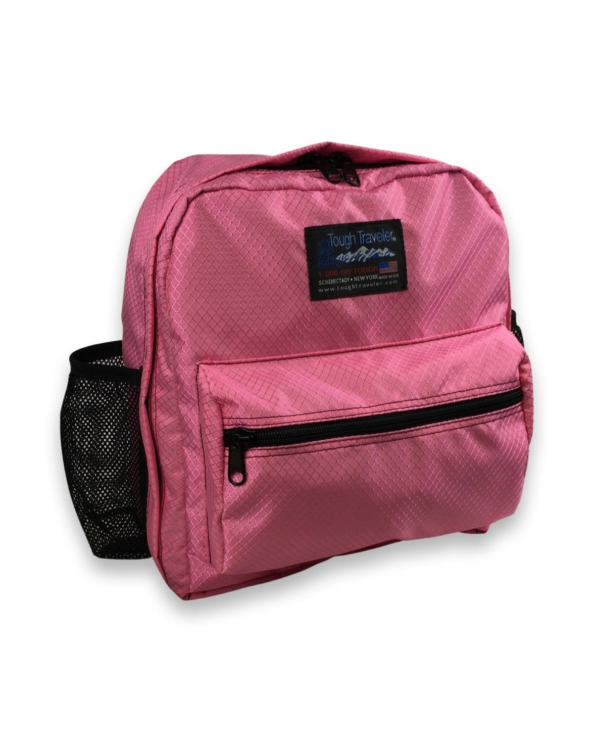 Tough Traveler Elementary backpack, With Water Bottle Pockets / Pink Diamond