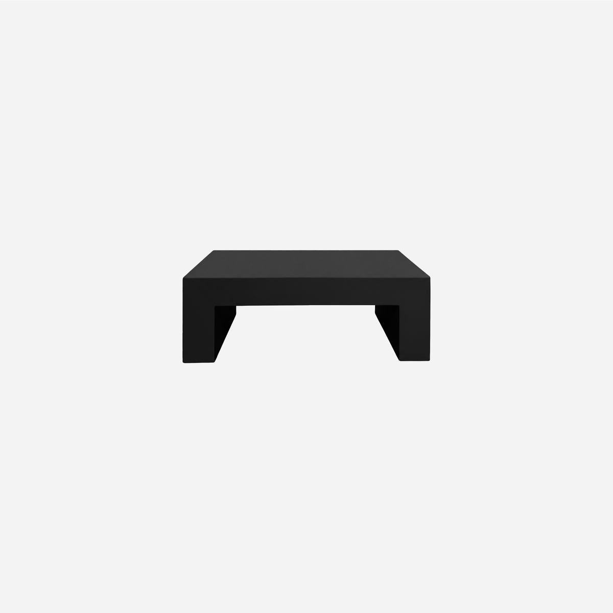 Heller Vignelli Bench, 48 inch, Dark Grey