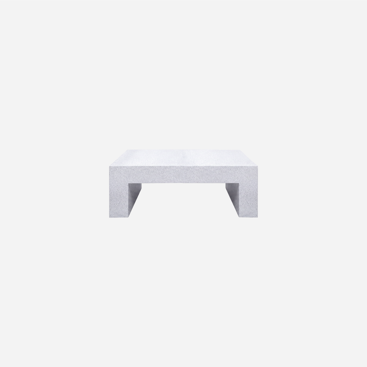 Heller Vignelli Bench, 48 inch, White Granite