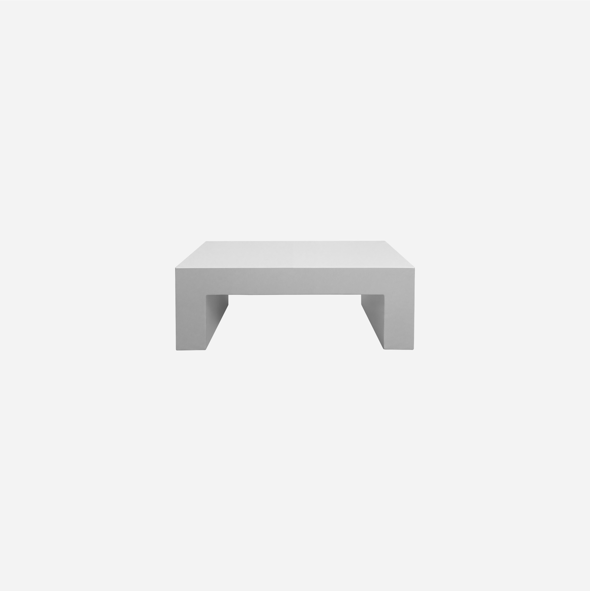 Heller Vignelli Bench, 48 inch, Light Grey