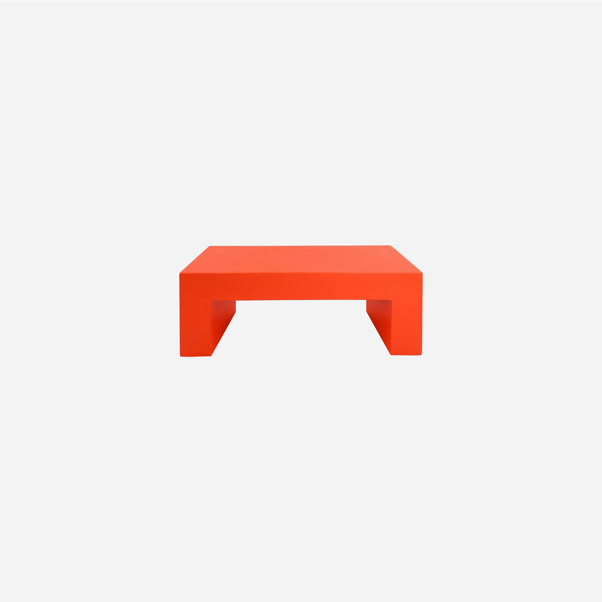 Heller Vignelli Bench, 48 inch, Orange