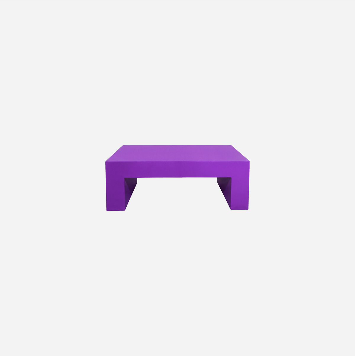 Heller Vignelli Bench, 48 inch, Purple