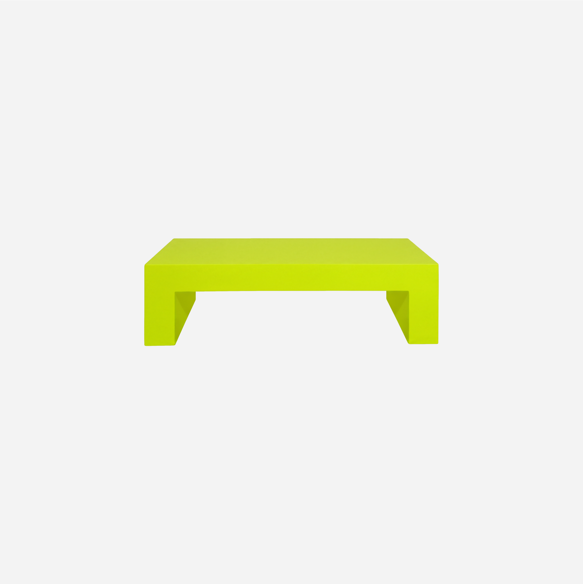 Heller Vignelli Bench, 60 inch, Citron