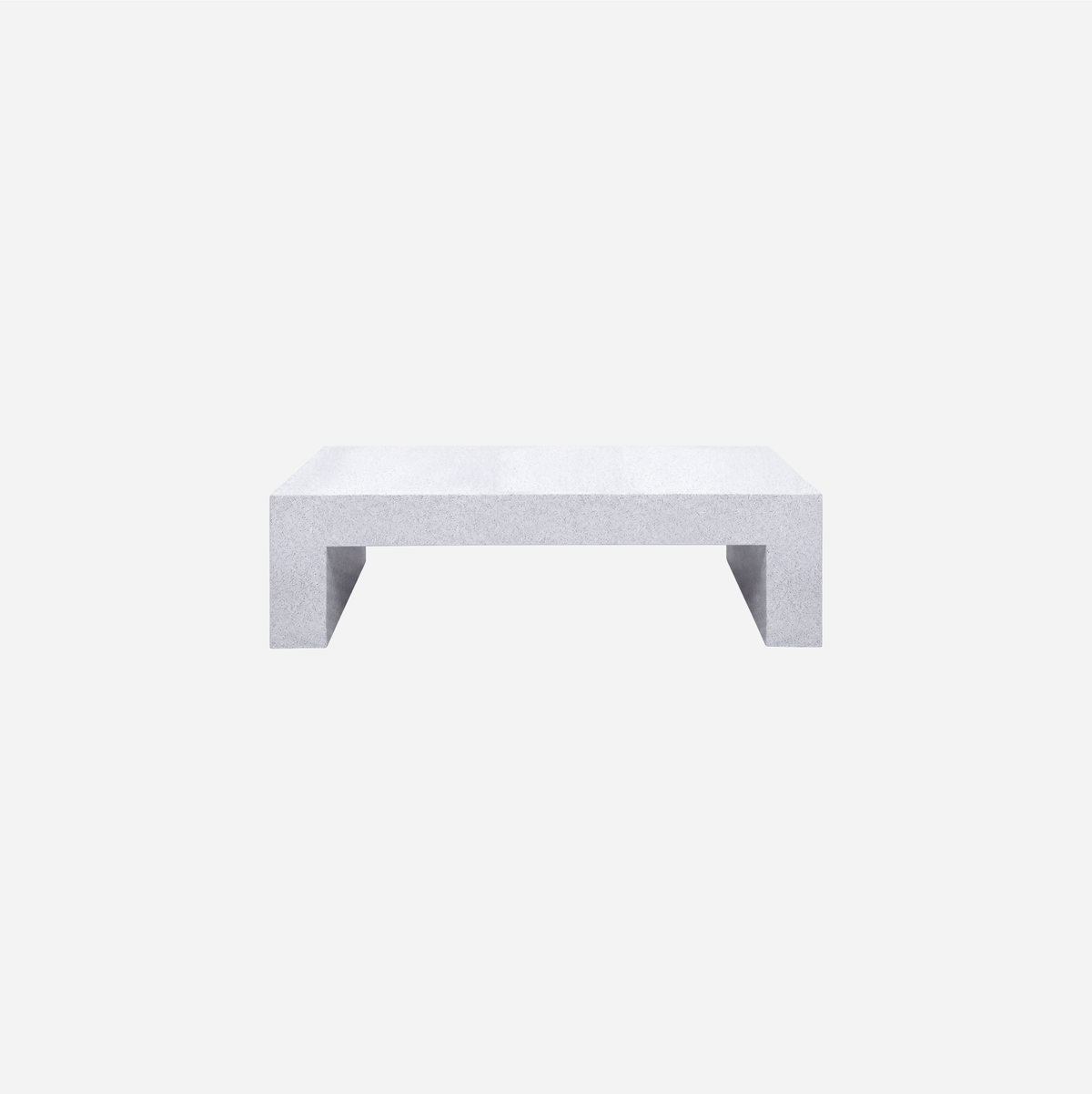 Heller Vignelli Bench, 60 inch, White Granite