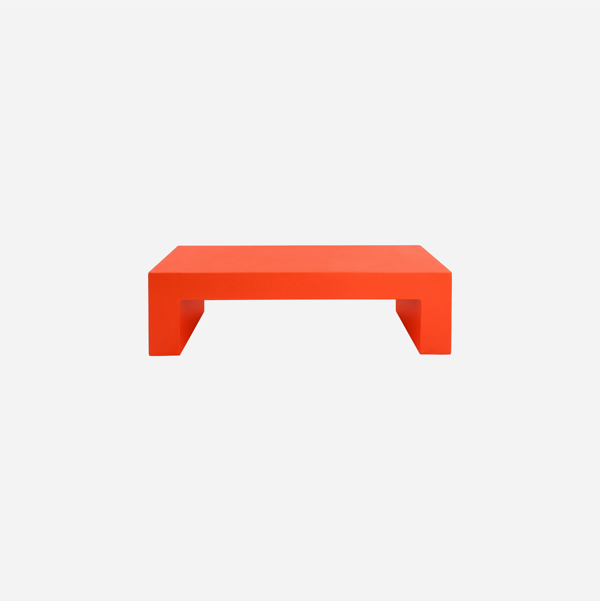 Heller Vignelli Bench, 60 inch, Orange