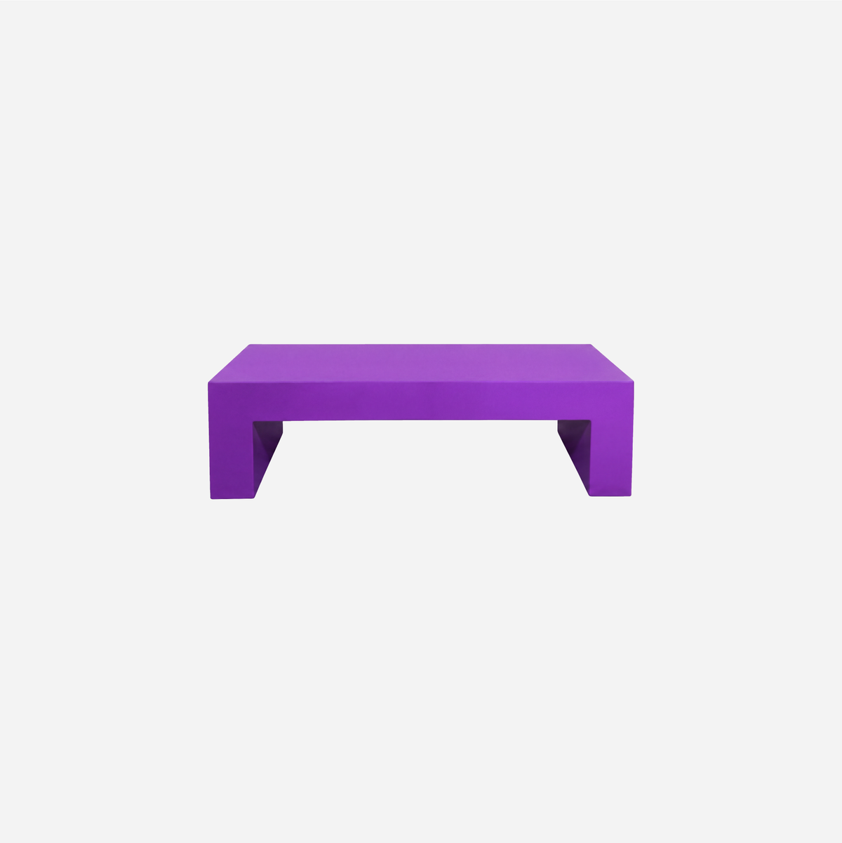 Heller Vignelli Bench, 60 inch, Purple