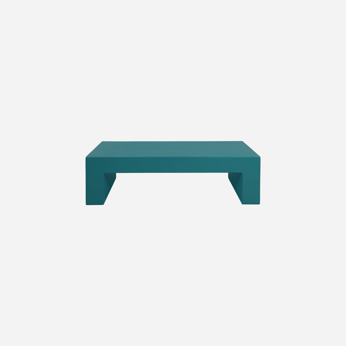 Heller Vignelli Bench, 60 inch, Turquoise