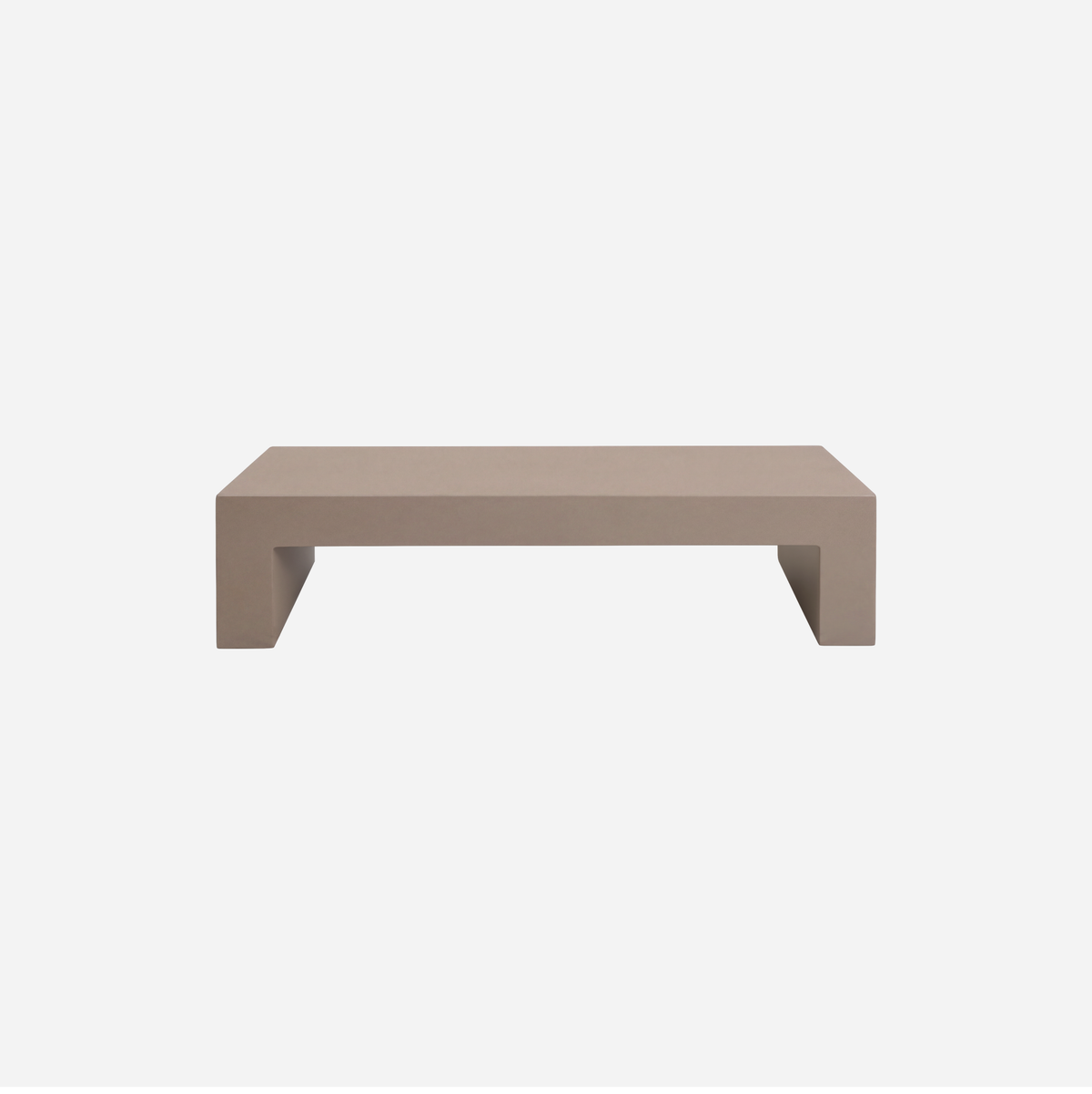 Heller Vignelli Bench, 72 inch, Brown