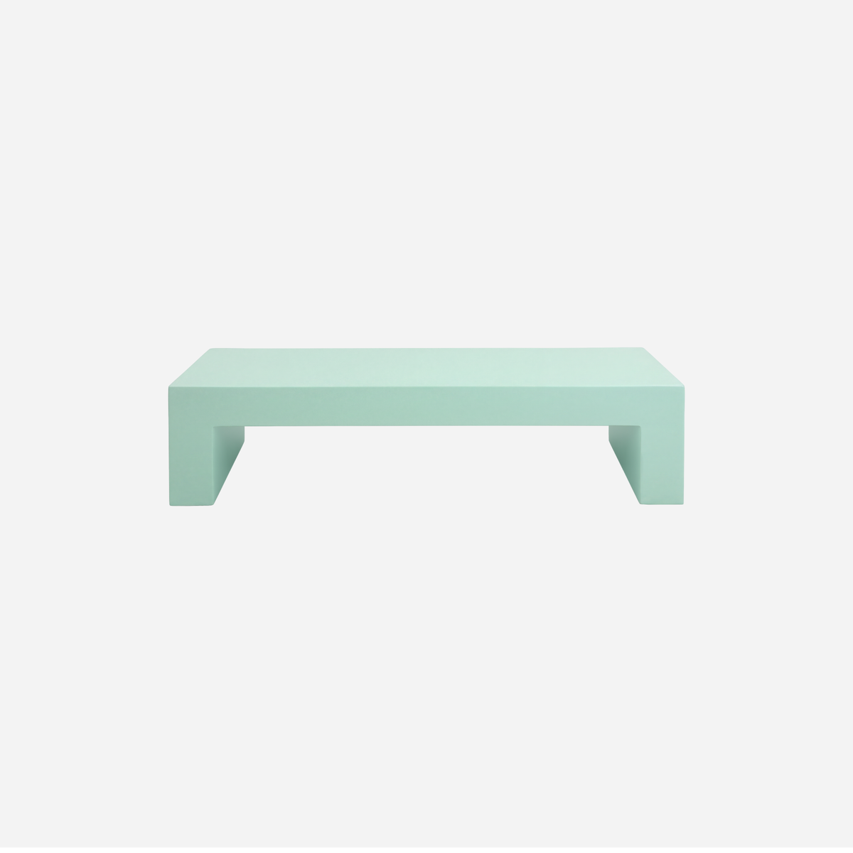 Heller Vignelli Bench, 72 inch, Celadon