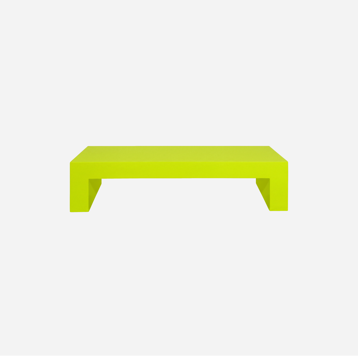 Heller Vignelli Bench, 72 inch, Citron