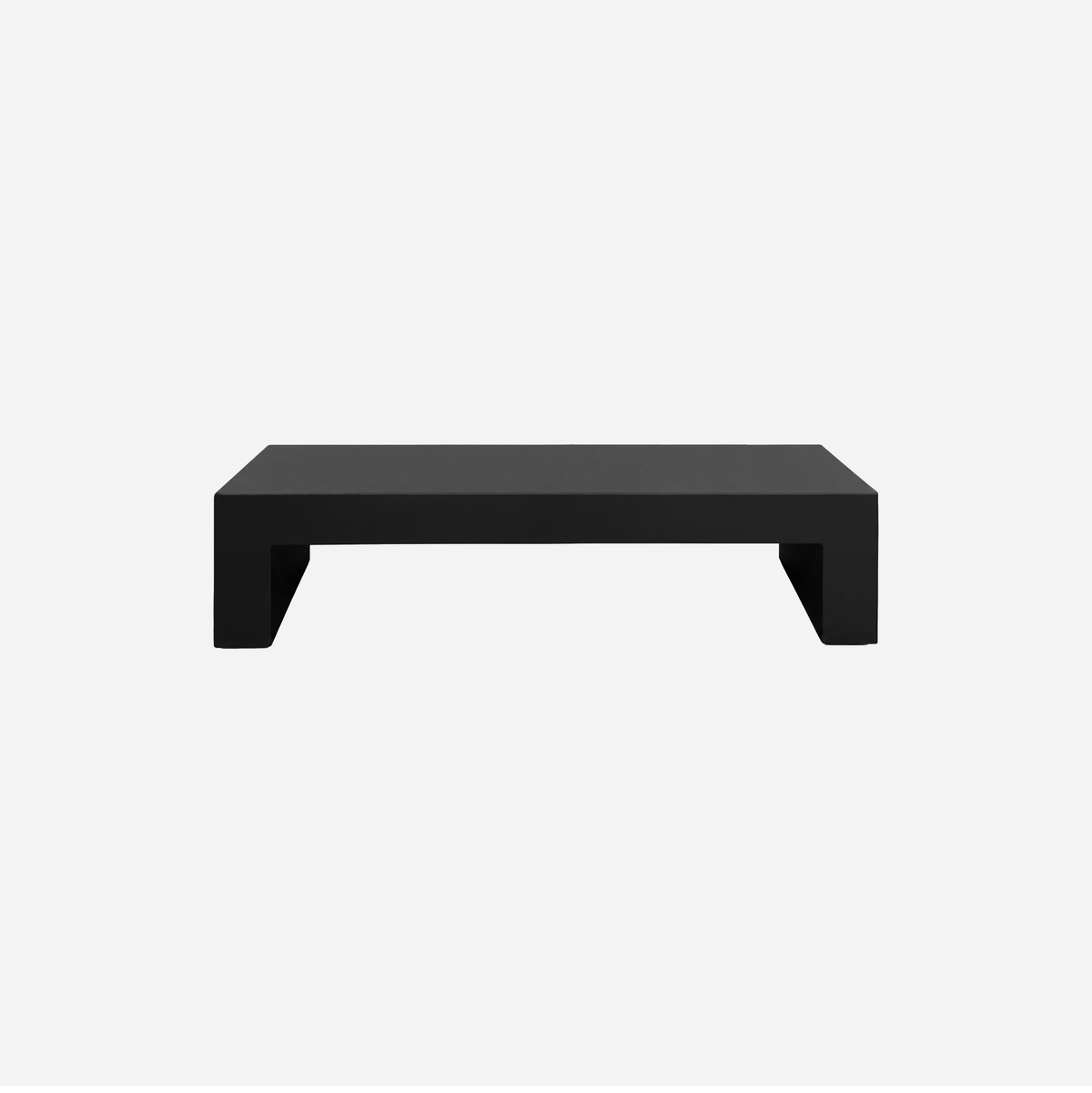 Heller Vignelli Bench, 72 inch, Dark Grey