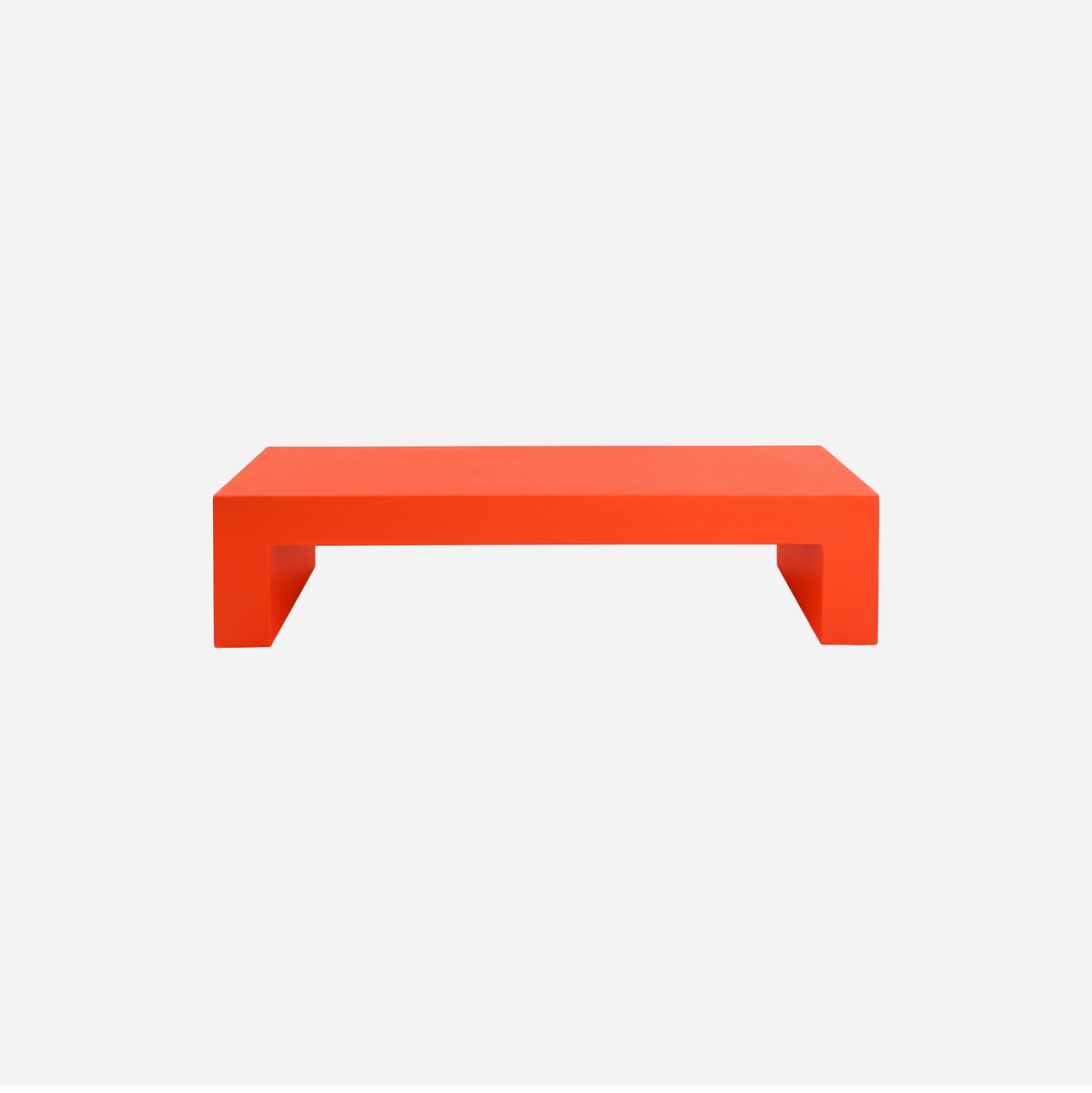 Heller Vignelli Bench, 72 inch, Orange