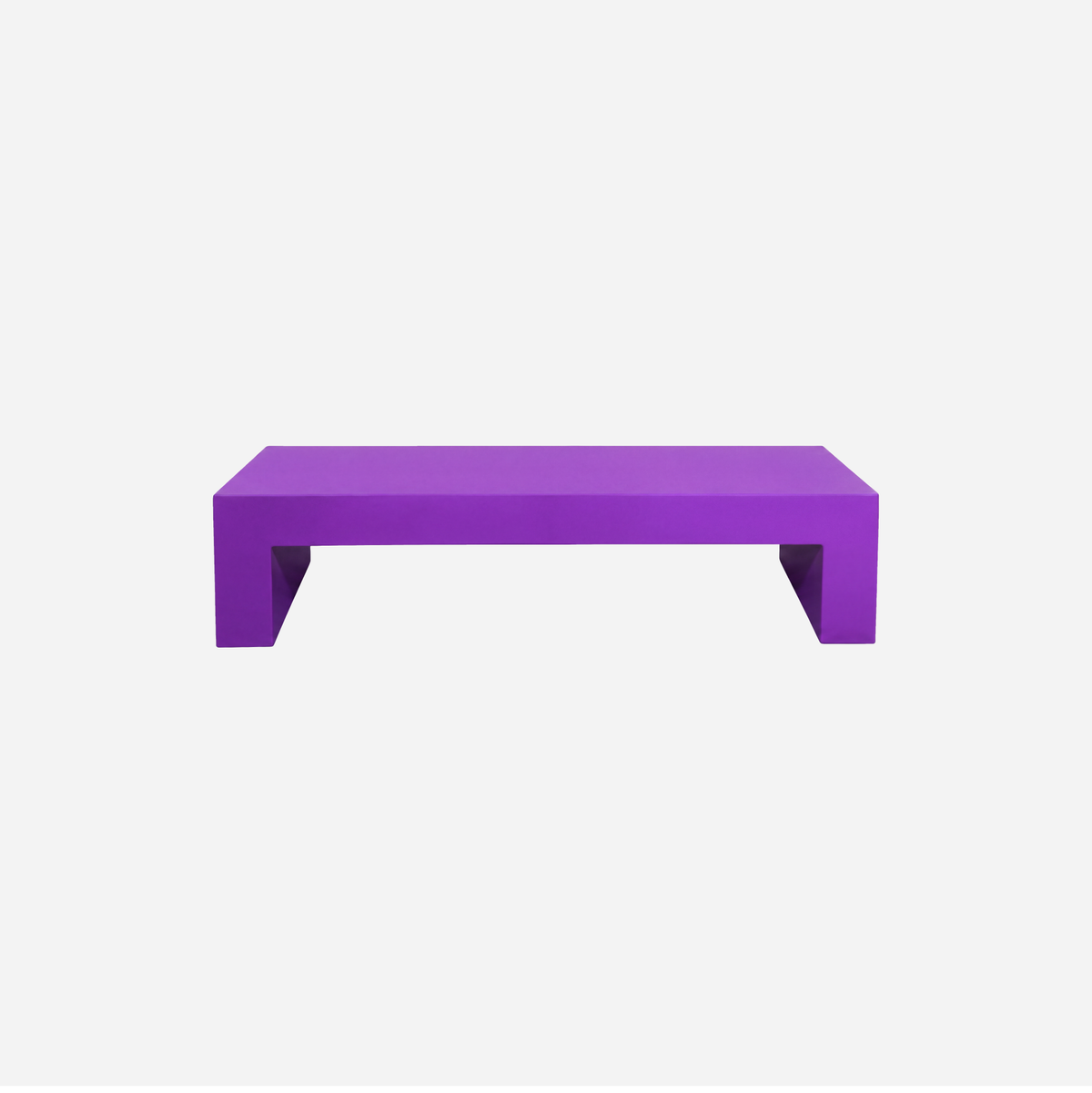 Heller Vignelli Bench, 72 inch, Purple
