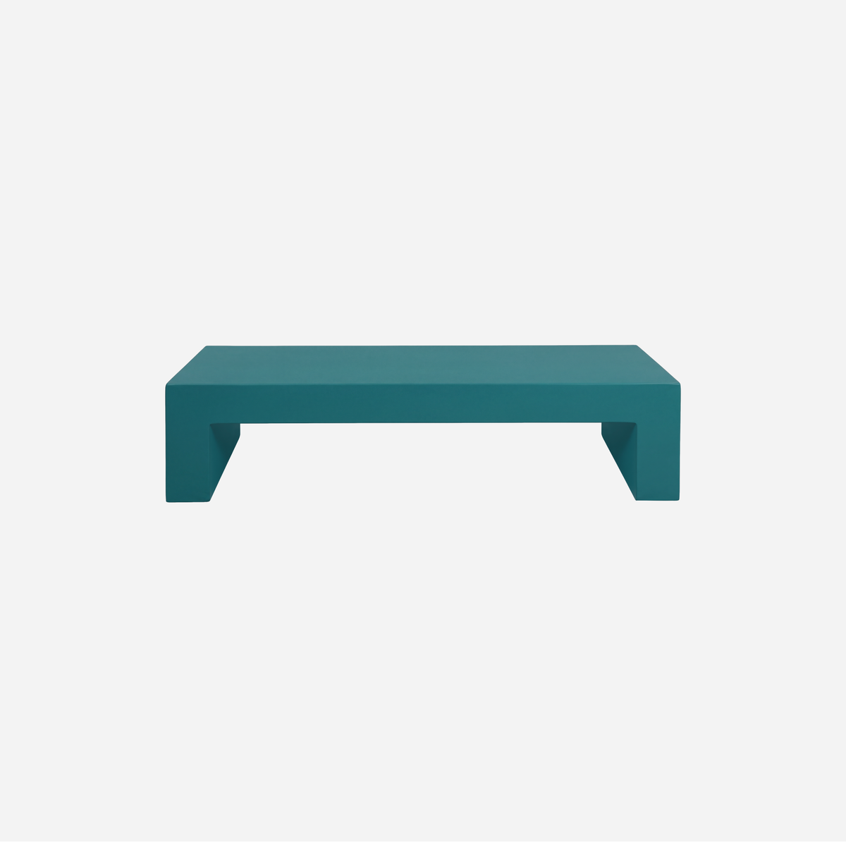 Heller Vignelli Bench, 72 inch, Turquoise