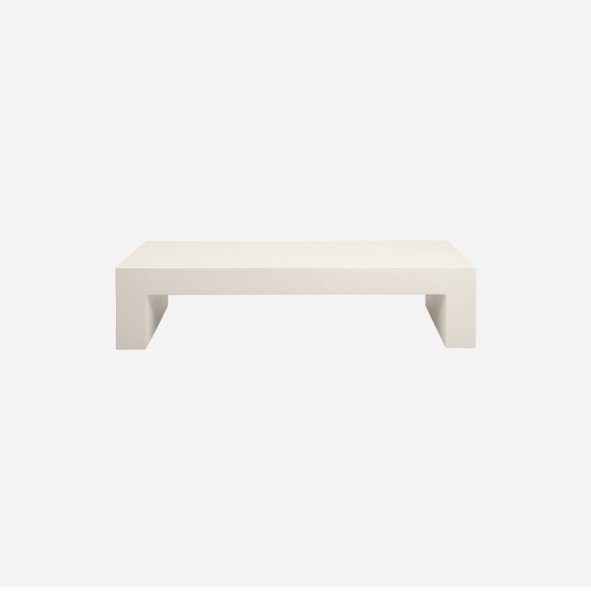 Heller Vignelli Bench, 72 inch, White