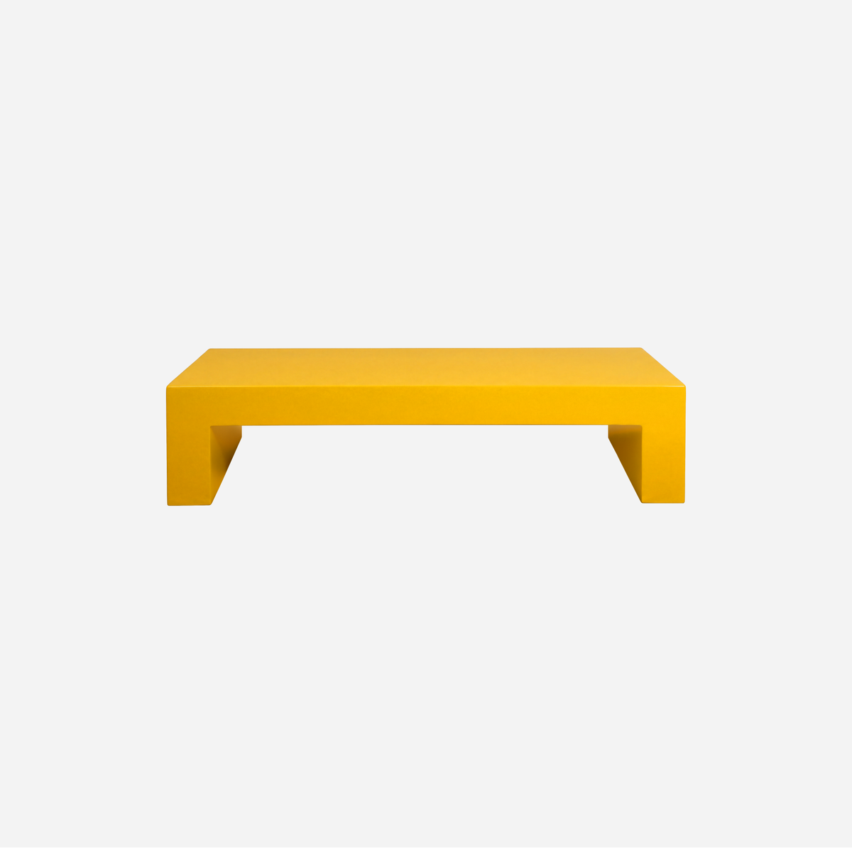 Heller Vignelli Bench, 72 inch, Yellow