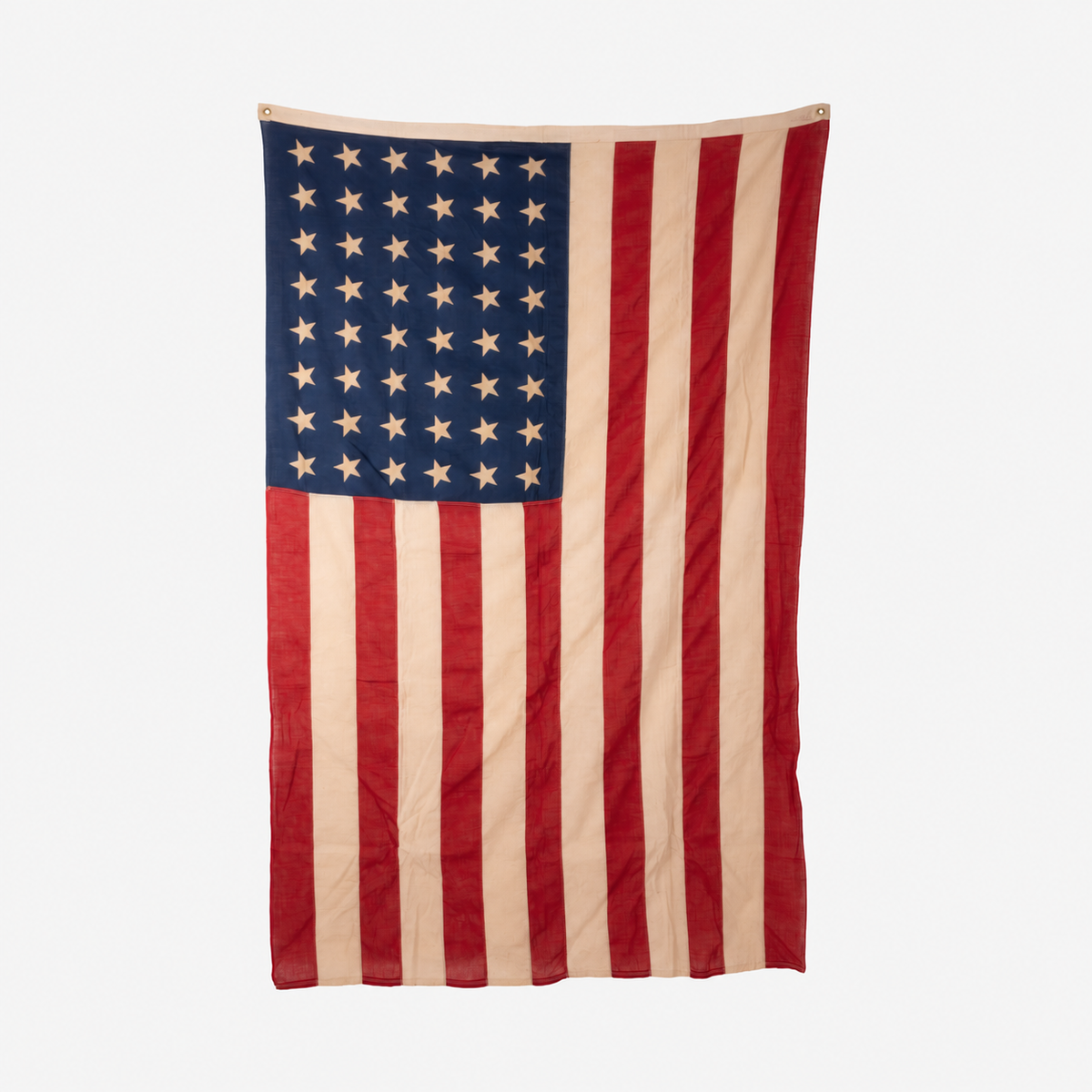Vintage WWII-era 48-star American flag