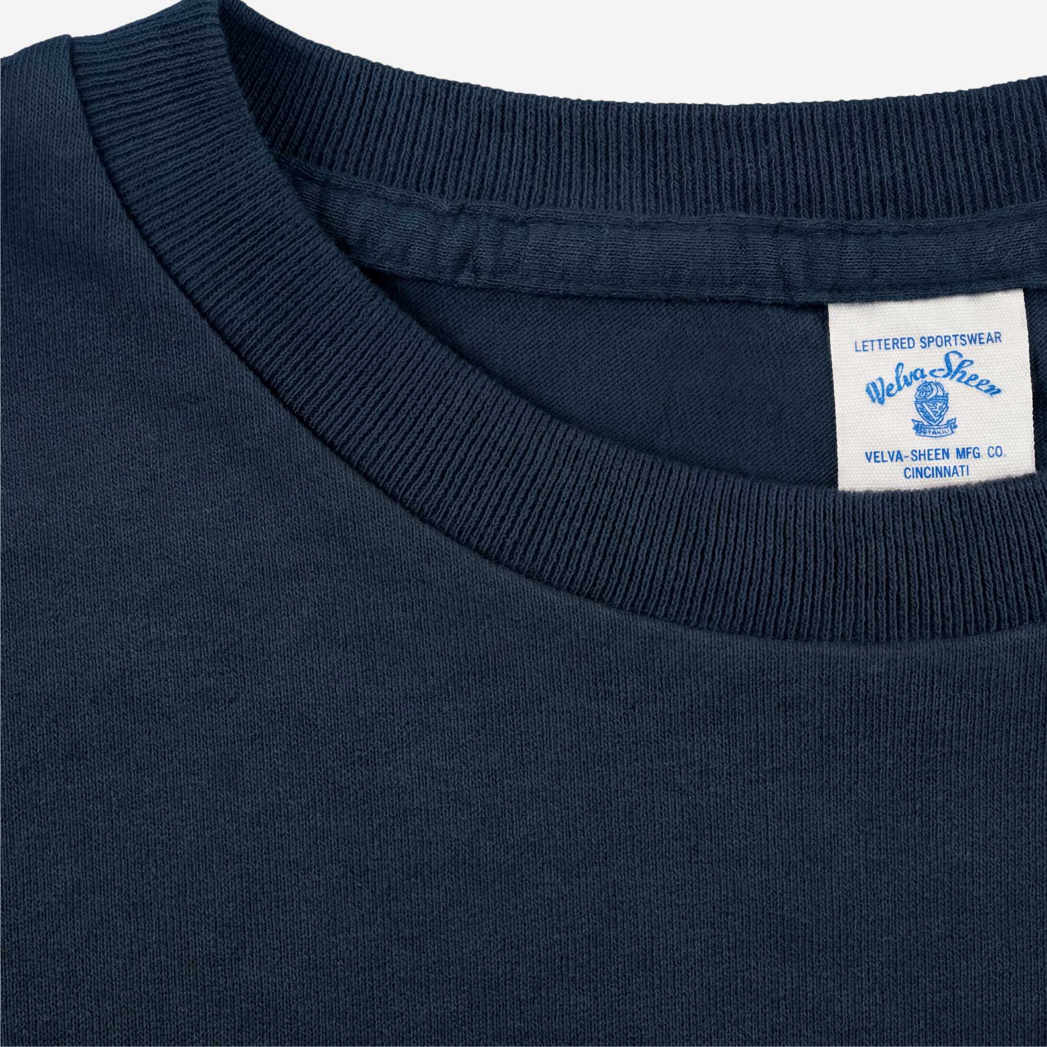 Short Sleeve Crew Neck Pac Tee — Navy