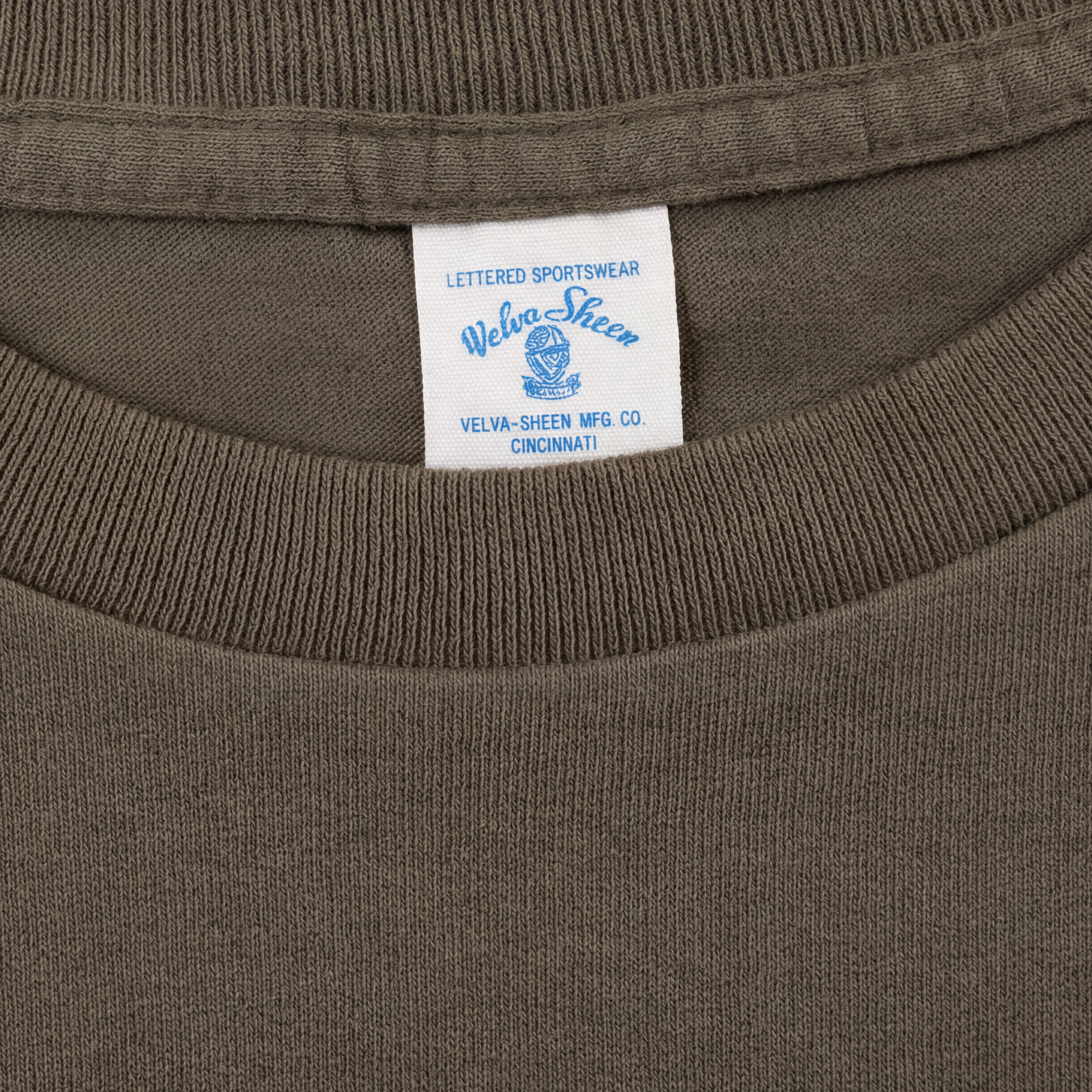 Short Sleeve Crew Neck Pac Tee — Olive