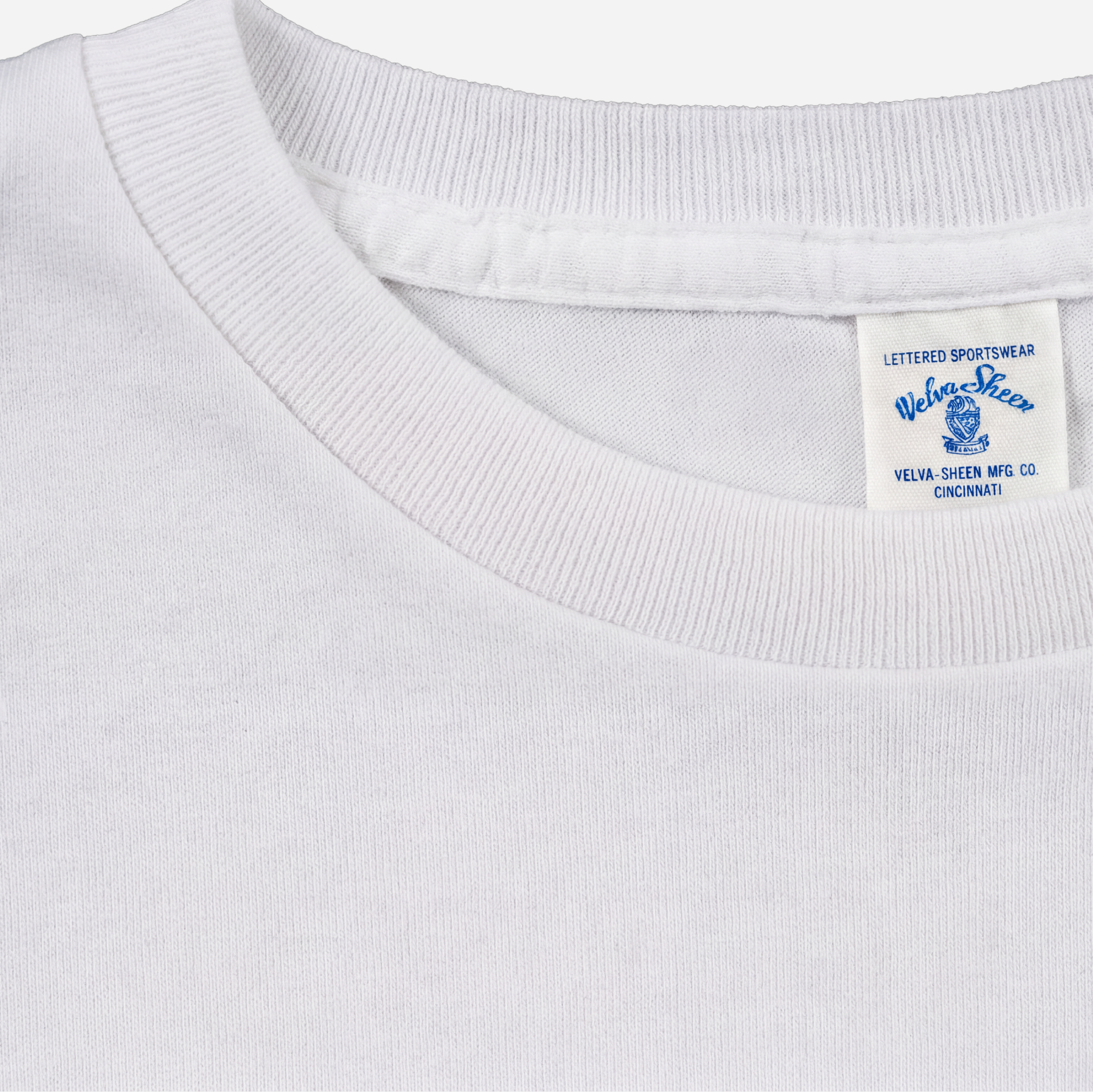 Short Sleeve Crew Neck Pac Tee — White